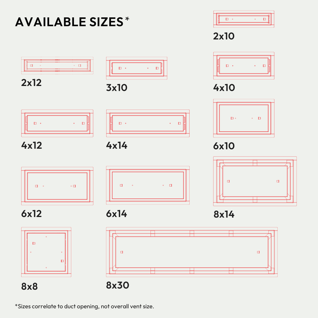 Framed Floor Vent [Luxe]